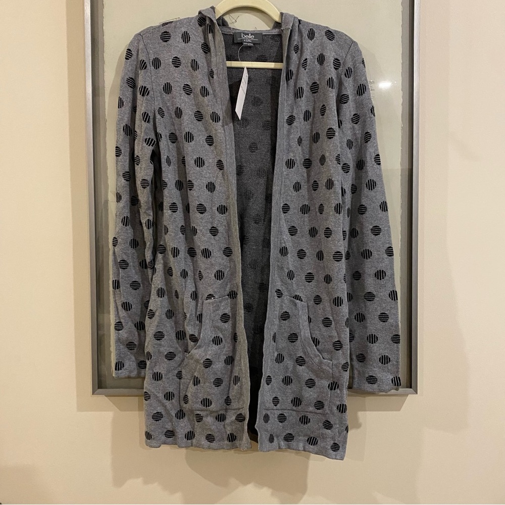 Belle by Belldini Open Cardigan with Hood and Pockets - NWT